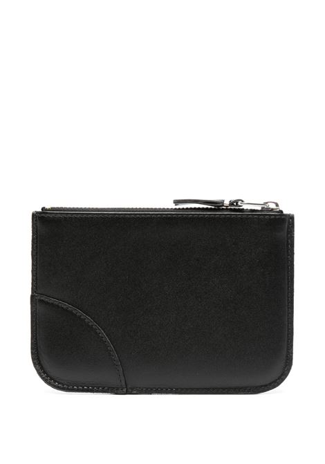 pouch zip silver eyelet unisex nera COMME DES GARÇONS WALLET | SA8100SE1